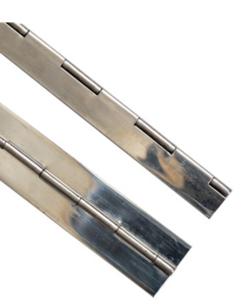 Picture of Hinge, Continuous, Stainless, 1800 long x 1.2 thick x 40mm (open)