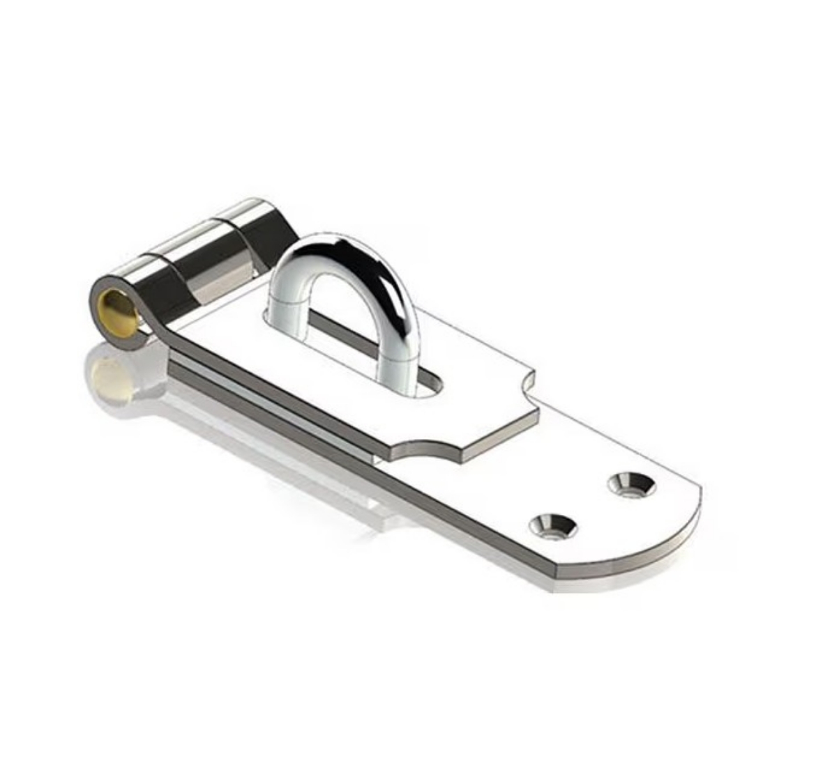 Picture of Hasp & Staple, Heavy Duty Brass Pin, 235mm, Zinc Plated - No longer available