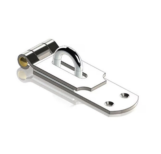 Picture of Hasp & Staple, Heavy Duty Brass Pin, 235mm, Zinc Plated - No longer available