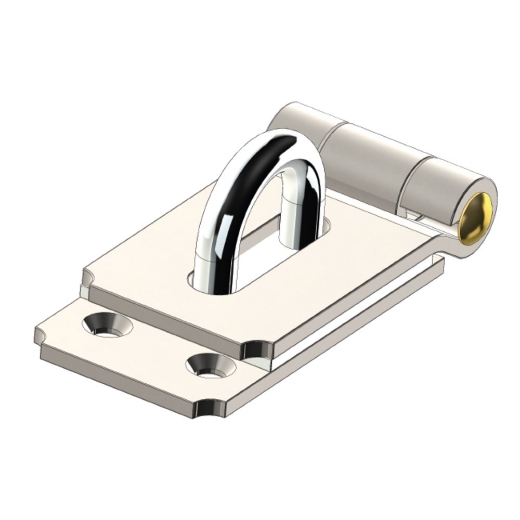 Picture of Hasp & Staple, Heavy Duty Brass Pin, 185mm, Zinc Plated