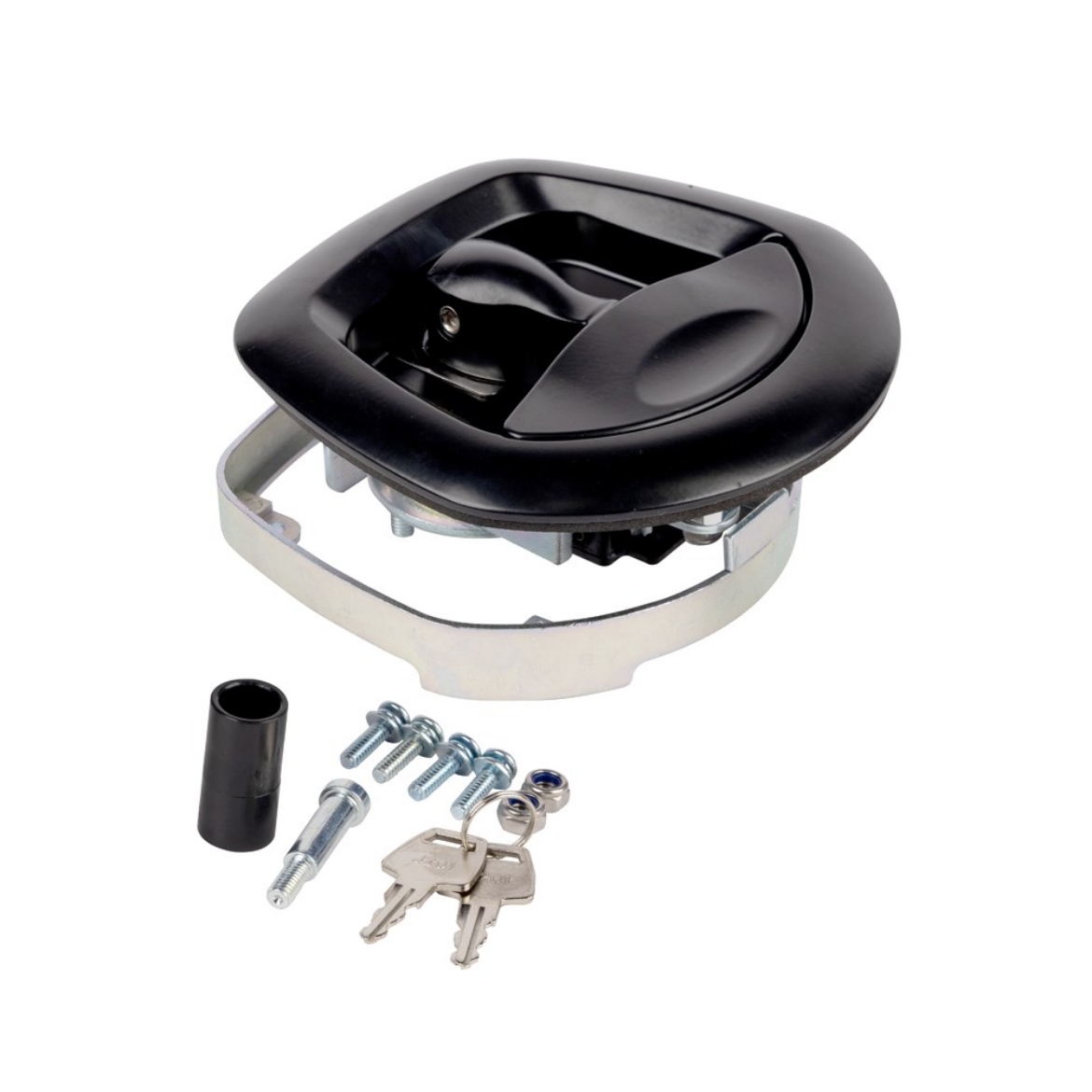 Picture of WHALE TAIL DROP T LOCK - BLACK POWDER COATED