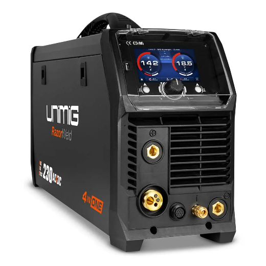 Picture of RAZOR MULTI 230 AC/DC MIG/TIG/STICK WELDER, 15AMP, SB24 BINZEL GUN