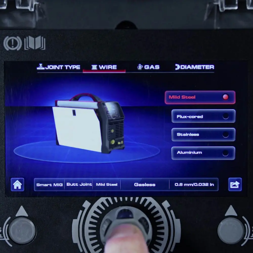 Picture of RAZOR MULTI 230 AC/DC MIG/TIG/STICK WELDER, 15AMP, SB24 BINZEL GUN
