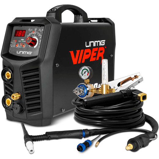 Picture of VIPER 180 AC/DC MK II TIG/STICK WELDER, 10AMP, BUNDLE:* Viper 180 AC/DC MK II Tig/Stick Welder (U12001K)* Core Series Welding Helmet - Revenant* ROGUE TIG Welding Gloves* T2 Consumable Starter Kit