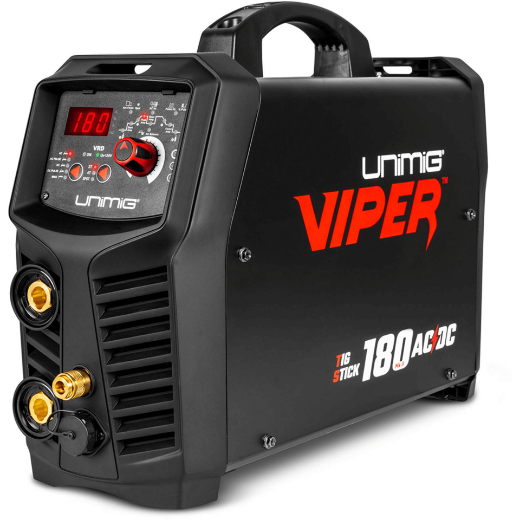 Picture of VIPER 180 AC/DC MK II TIG/STICK WELDER, 10AMP, BUNDLE:* Viper 180 AC/DC MK II Tig/Stick Welder (U12001K)* Core Series Welding Helmet - Revenant* ROGUE TIG Welding Gloves* T2 Consumable Starter Kit