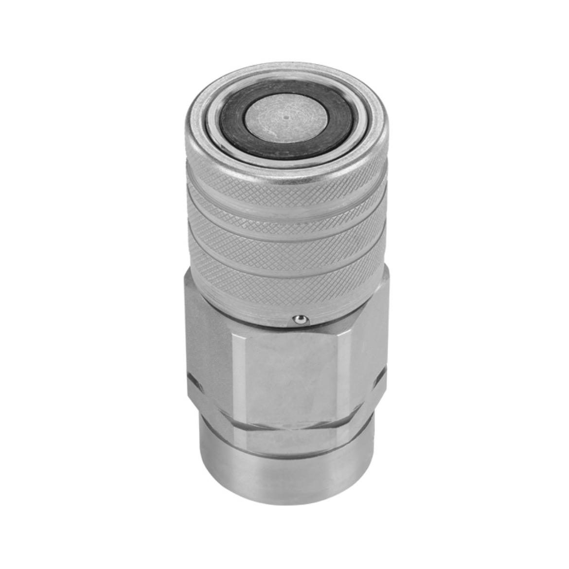 Picture of Coupling, Female Q/R Flat Face, ISO 16028 Body Size 1/4", 1/4" BSPP Female