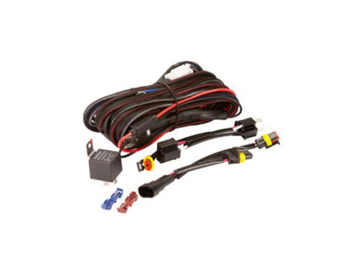 Picture of LED Light Bar Wiring Harness 12/24V GEN2 +&- Switching with H4 & HB4 Piggy Back Connectors