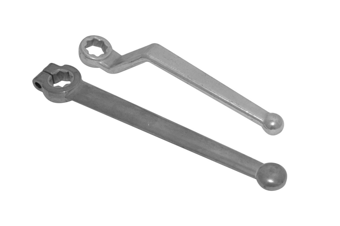 Picture of Lever/Handle, Suits HP Ball valve, Straight, Spilt at end, suit 9mm Shaft