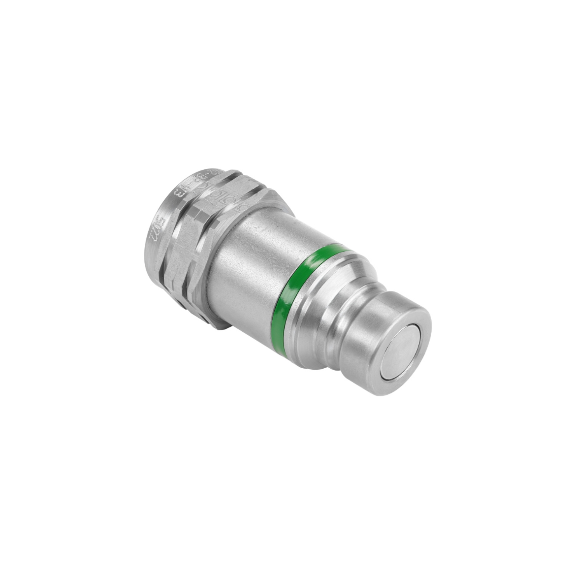 Picture of Plug, Male Q/R Flat Face, ISO 16028 Body Size 3/8", 3/8" BSPP Female
