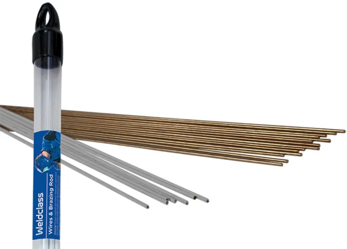 Picture of Brazing Rods, Manganese Bronze, Flux Coated, 3.2mm, Pkt.10