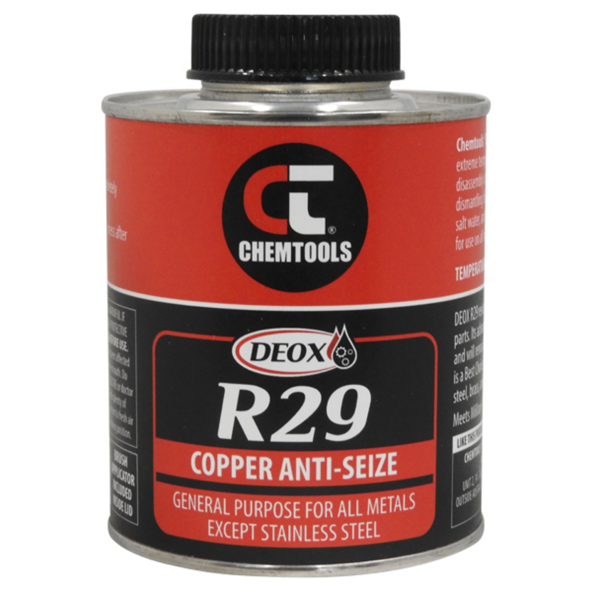 Picture of DEOX R29 Copper Anti Seize 500g Brush Top