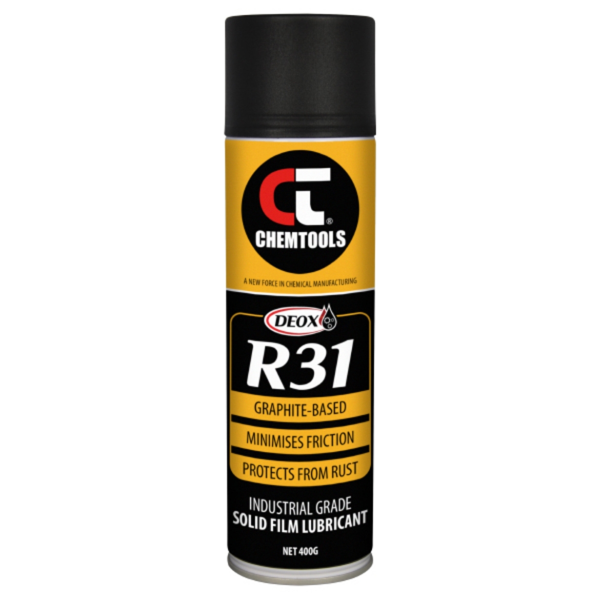Picture of DEOX R31 Solid Film Lubricant Graphite Based 400g Aerosol