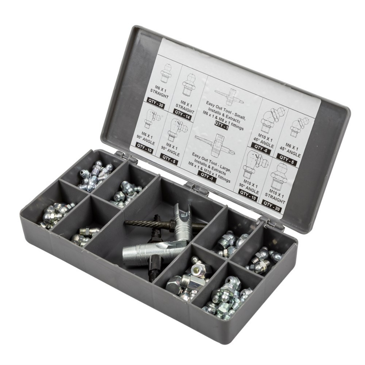 Picture of Grease Nipple Kit, Metric, 101 pce