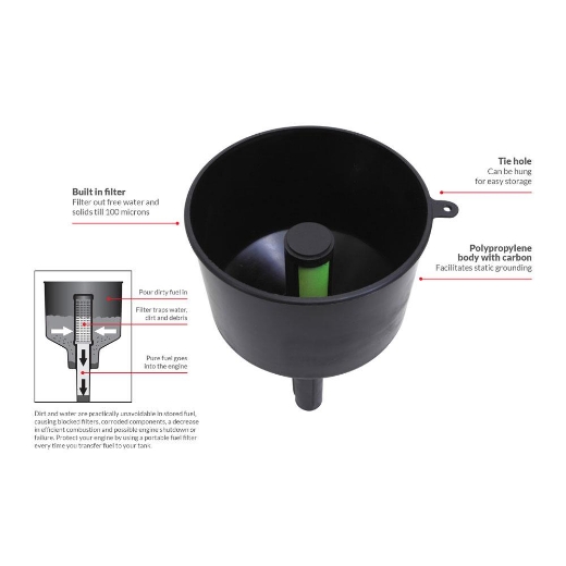 Picture of PORTABLE FUEL FILTER FUNNEL