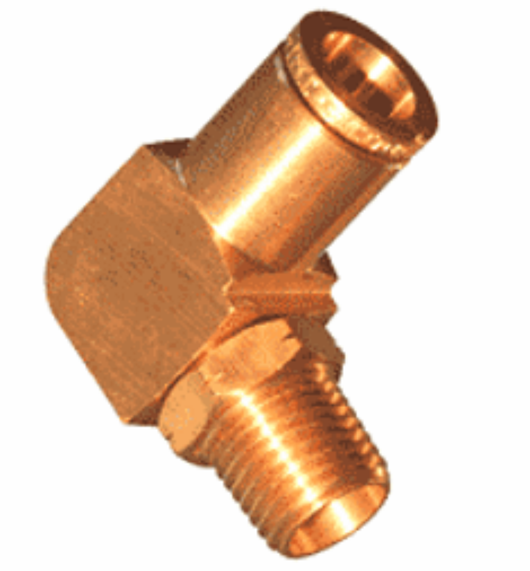 Picture of Male Elbow, 90deg, A/B Quick Fit, 12mm x M12, Swivel