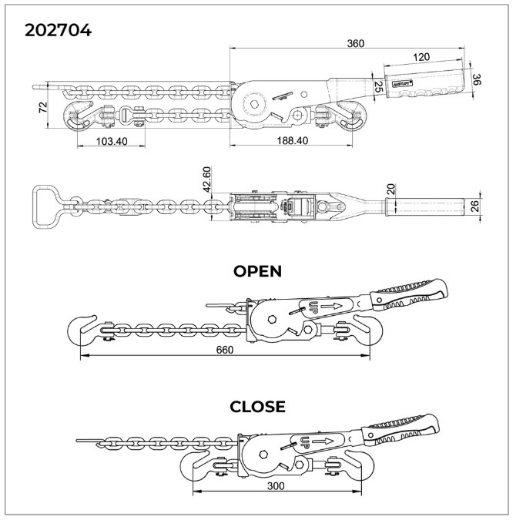Picture of Maxibinder (AusBinder V3) with swivel head 6mm