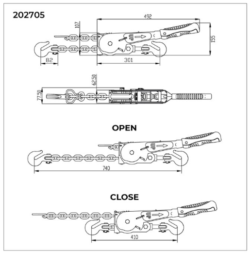 Picture of Maxibinder (AusBinder V3) with swivel head 8mm