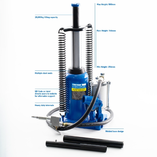 Picture of Bottle Jack, Air/Hydraulic, 20,000kg