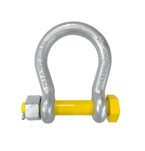 Picture of Shackle, Frogmouth, Grade 80, Safety Pin, 4.75T