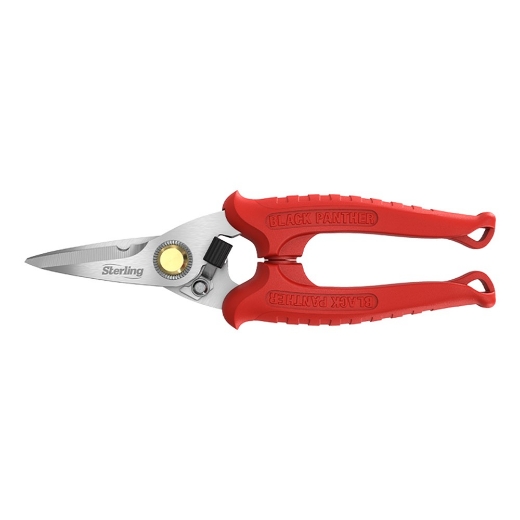 Picture of 185mm Black Panther Red Hi Tensile Industrial Snips
