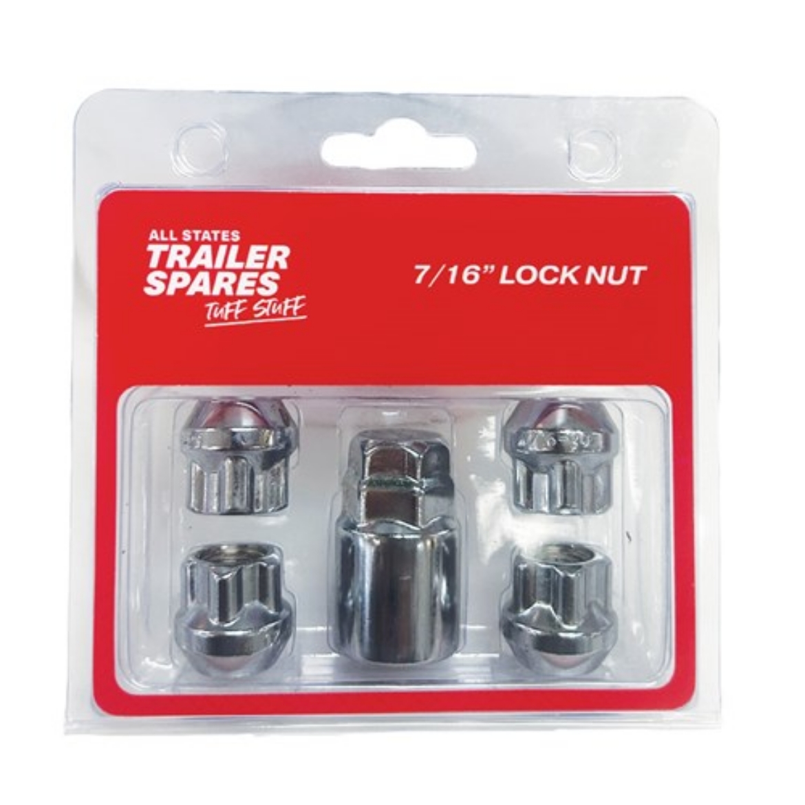 Picture of Wheel Lock Nuts 7/16in with Key PKT.4 Wheel Nuts