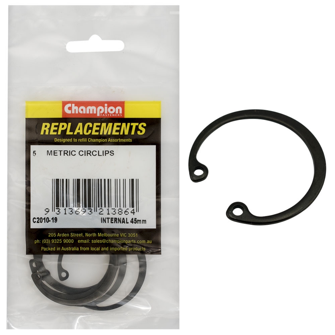Picture of Circlips, Internal, 45mm, Pkt.5