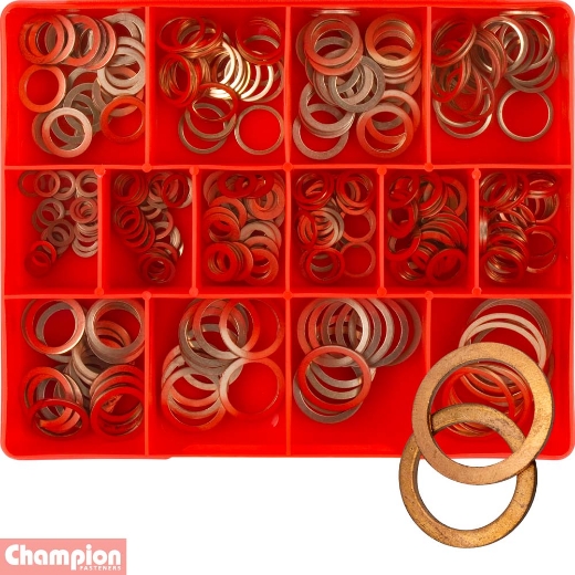 Picture of Grab Kit, Copper Sealing Washer Assort, Metric, 5-26mm, 305 Pce