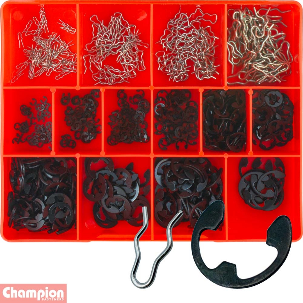 Picture of Grab Kit, Imperial E Clip & Retainer Spring Assort, 740 Pce