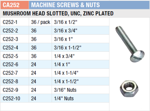 Picture of Grab Kit, Roofing Bolt & Nut Assort, UNC, 300 Pce