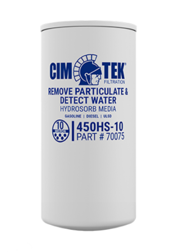 Picture of Filter, Fuel/Water Separator, CIM-TEK 93 LPM. 1" BSP High Flow - water absorbing 10 micron, Suits EFHD-9010W-25 Filter Head