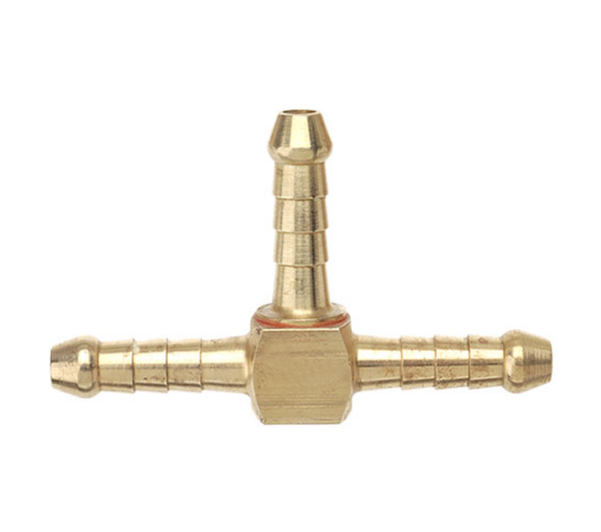 Picture of Tee, Brass, 5/16", Barbs