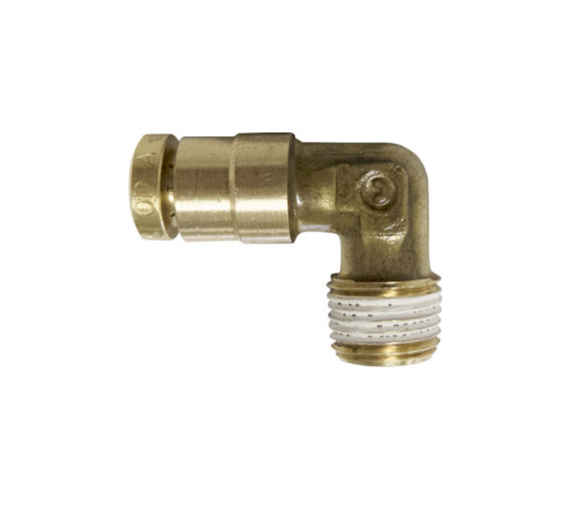 Picture of Male Elbow, 90deg, A/B Quick Fit, 1/4" x 1/8" NPT