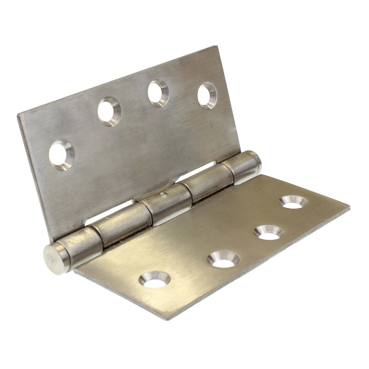 Picture of Butt Hinge, 100mm x 100mm, Open X, 2.5mm Thick Zinc Plate