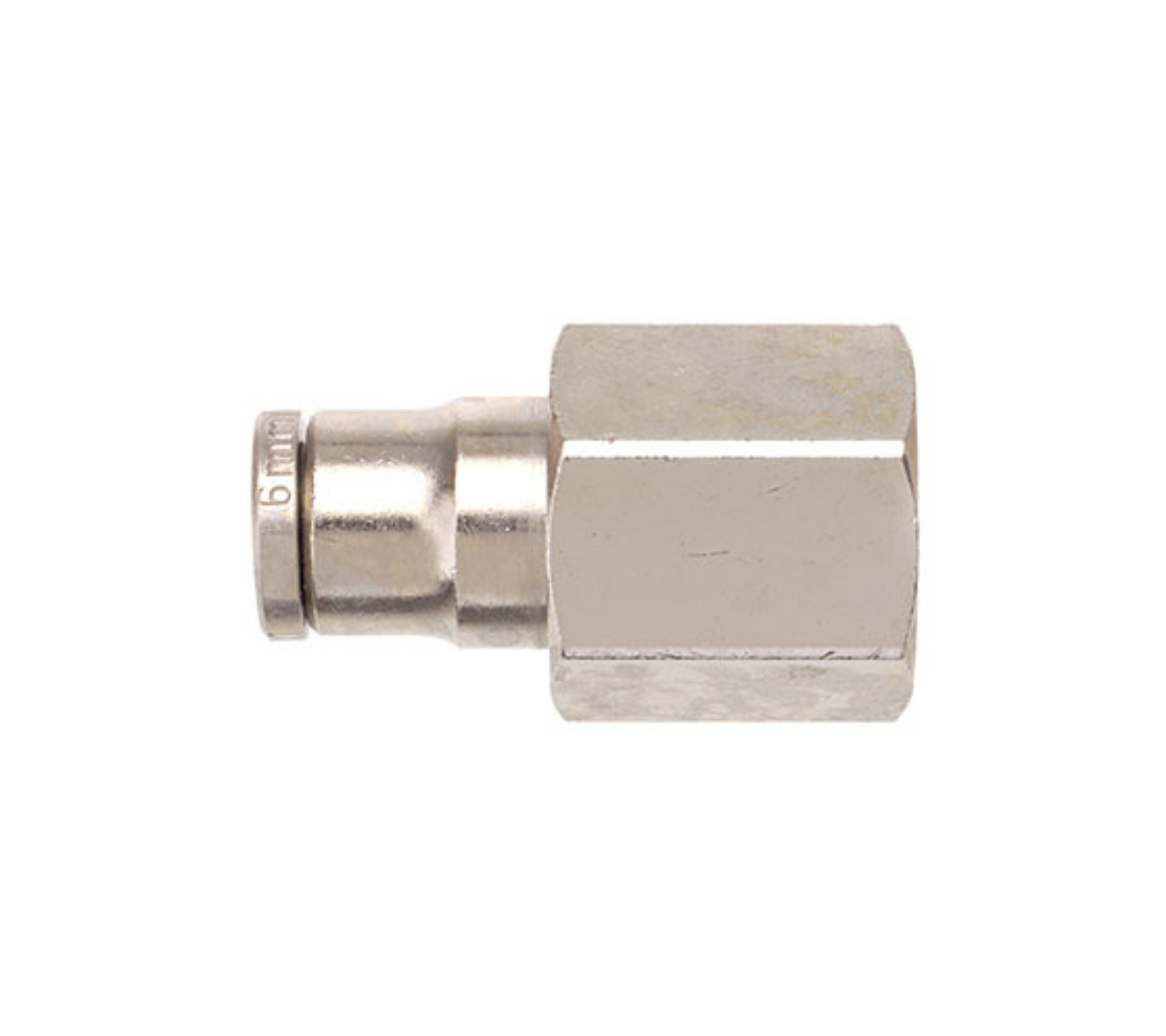 Picture of Female Connector, NP Push Fit, 6mm x 1/8" BSP