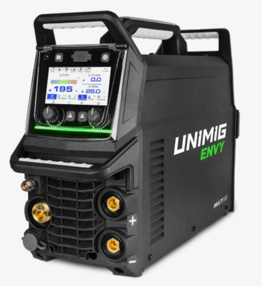 Picture of ENVY MULTI 195 MULTI-PROCESS WELDER, MIG & HIGH FREQUENCY DC TIG, 10AMP, 3MTR M26 DIGITAL BINZEL TORCH