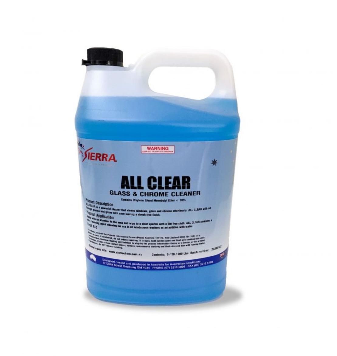 Picture of All Clear Window Cleaner 5ltr