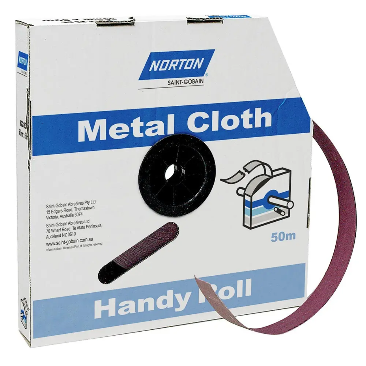 Picture of EMERY TAPE 50mm x 50m K283 P60 METALITE CLOTH HANDY ROLLS