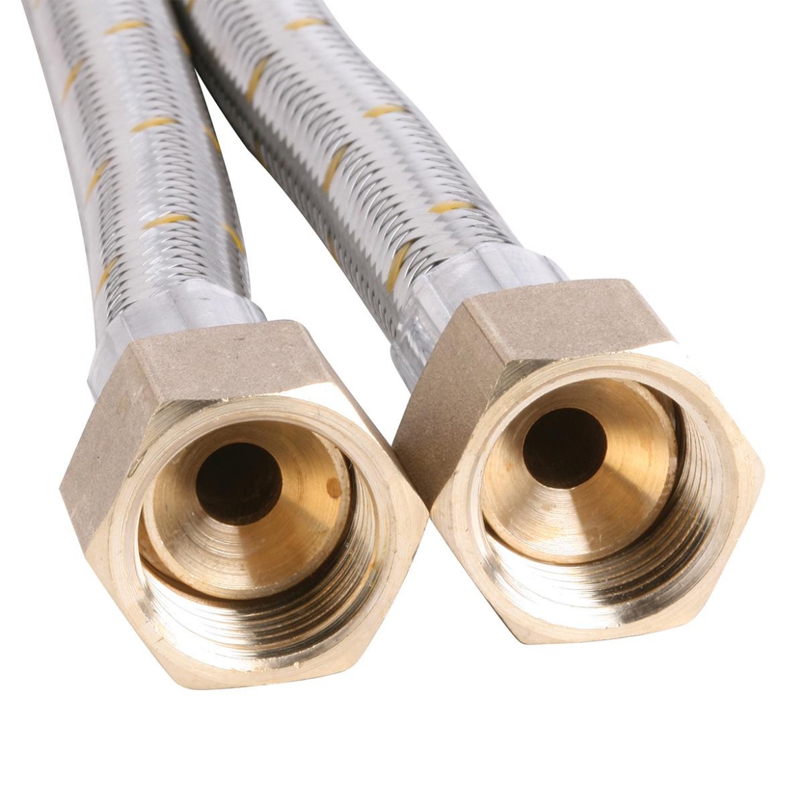 Picture of Hose, Gas, S/S Braided, 3/8" Fem Flare Ends, 600mm Long