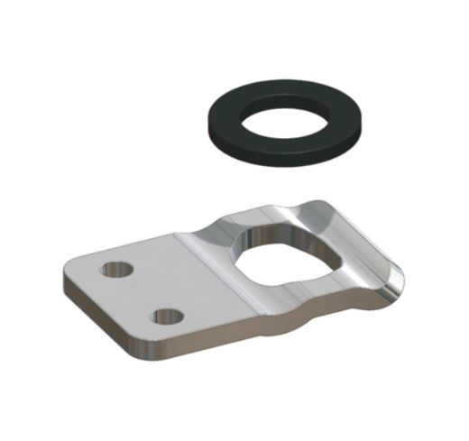 Picture of Catch Plate & Rubber Washer, suit Antiluce/Anti Rattle Fastener