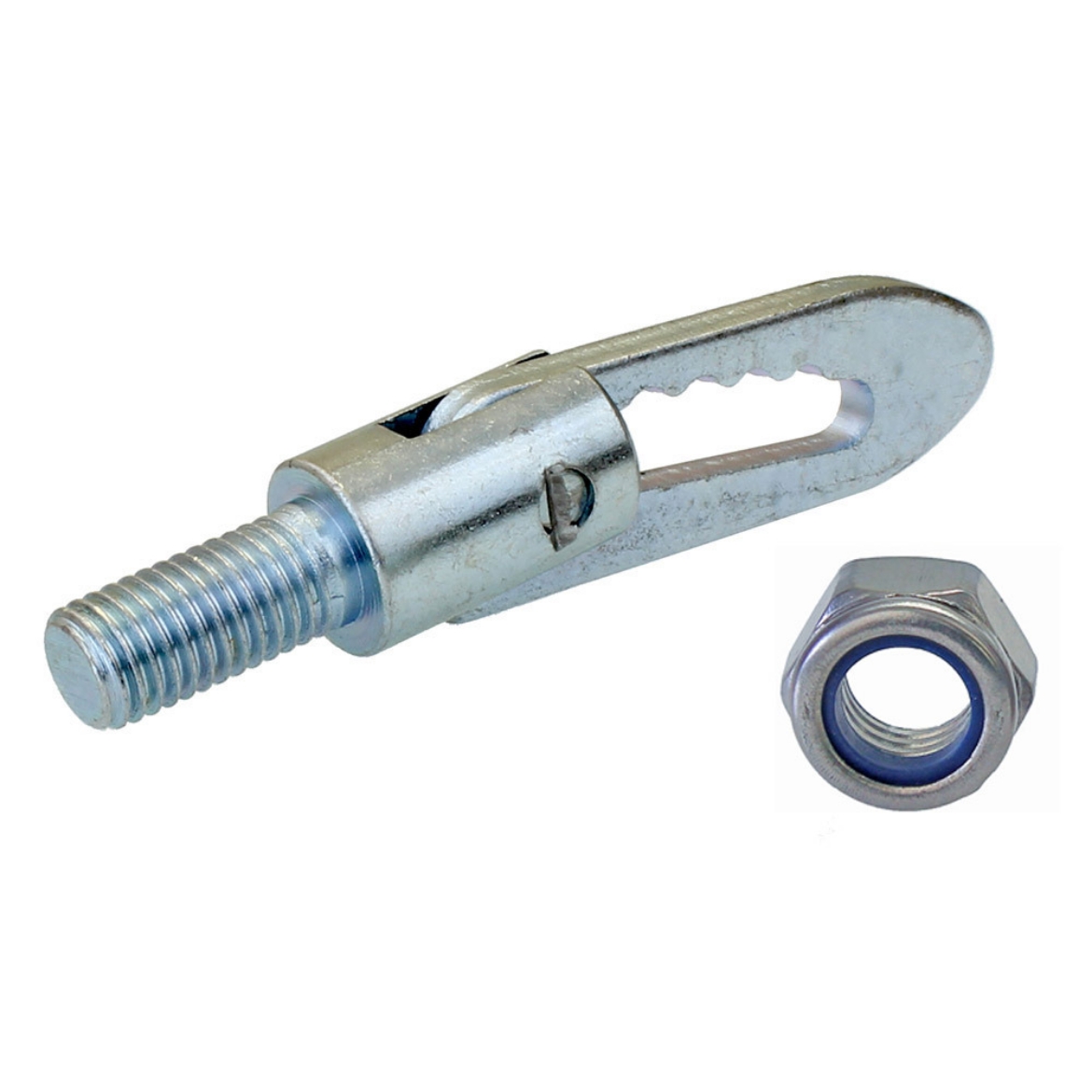 Picture of Fastener, Antiluce, M12 x 25mm, Mild Steel ZP, Nyloc Nut (Anti Rattle)