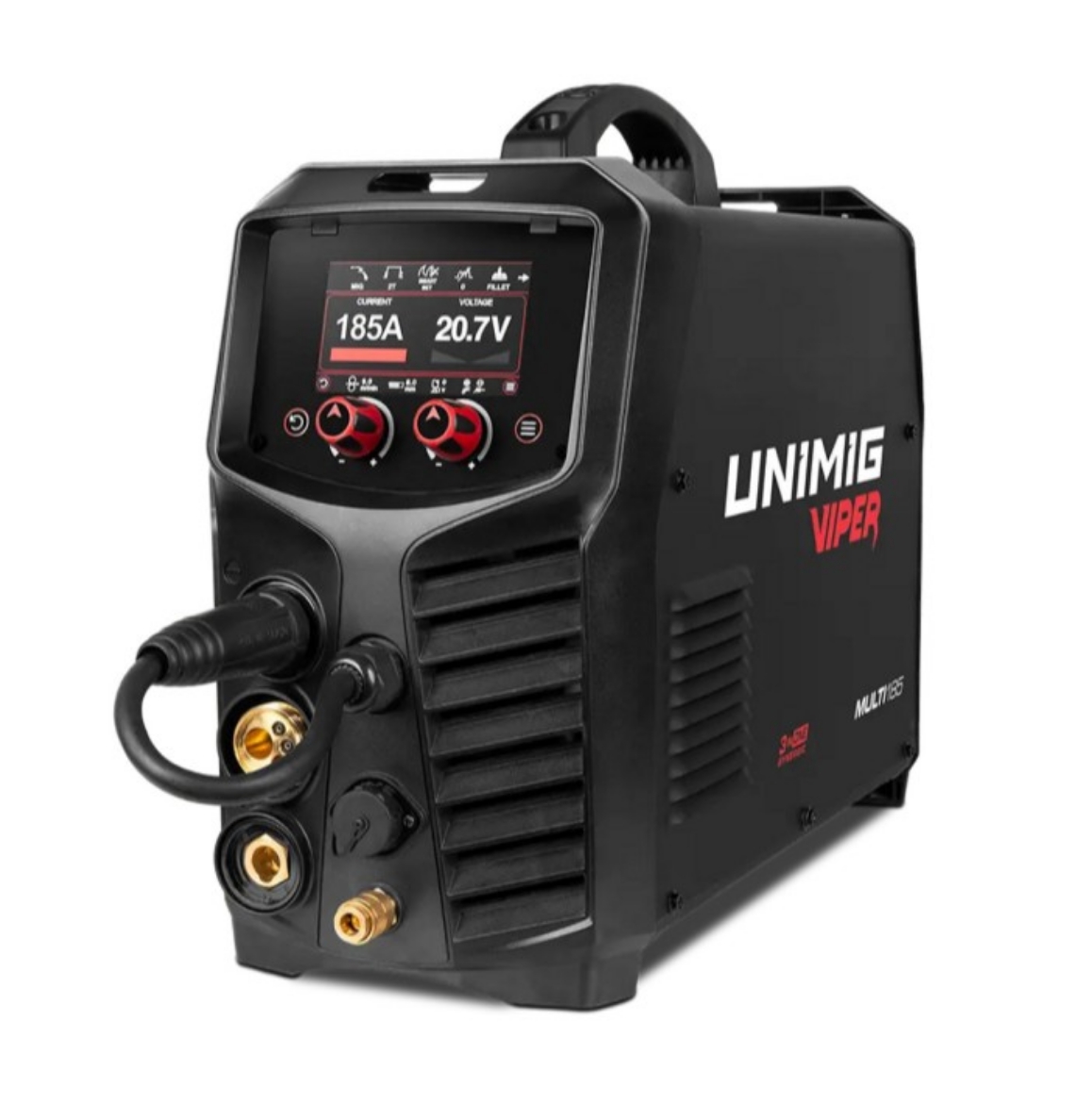 Picture of Viper Multi 185 MIG/TIG/MMA Welder, 10A Plug, 3M DM26 Torch - NEW MACHINE