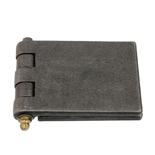 Picture of Steel Cast Hinge, 160mm Fully Open, 60x80mm Leaf, Brass Nipple, 8mm Steel Pin, 7mm Thick