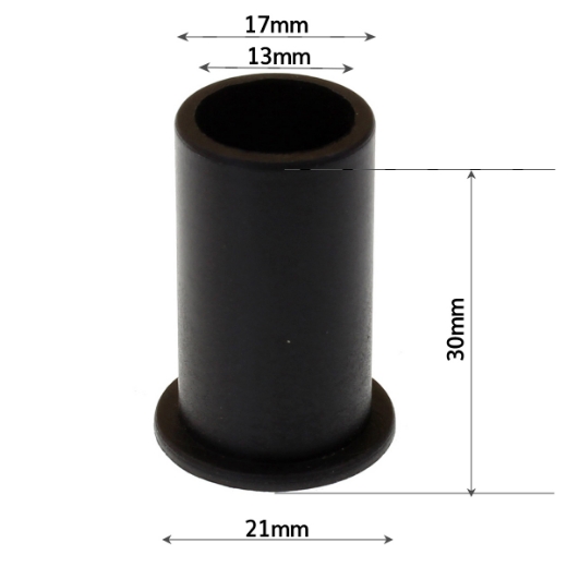 Picture of Bush, Suits 32mm Hinge, suit 1/2" Pin, Black