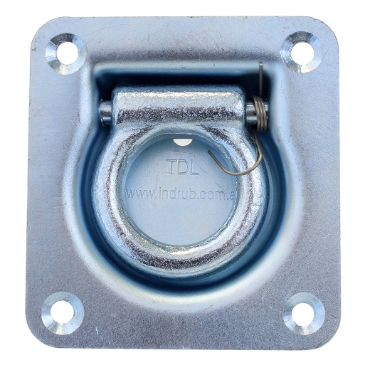 Picture of Lashing Ring/Tie Down, SWL 500kg, 95 x 101mm, Zinc Plated