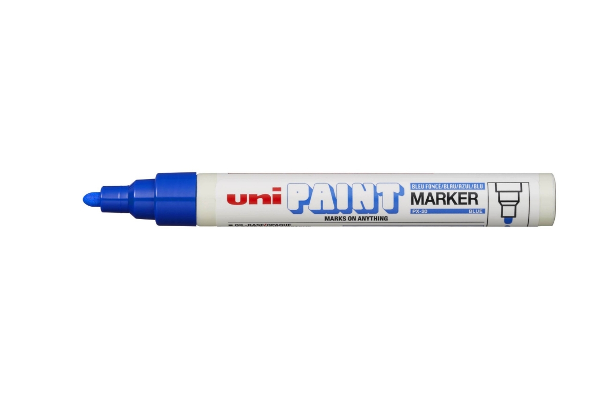Picture of Uniball PX20BL Paint Marker Bullet Point - Blue