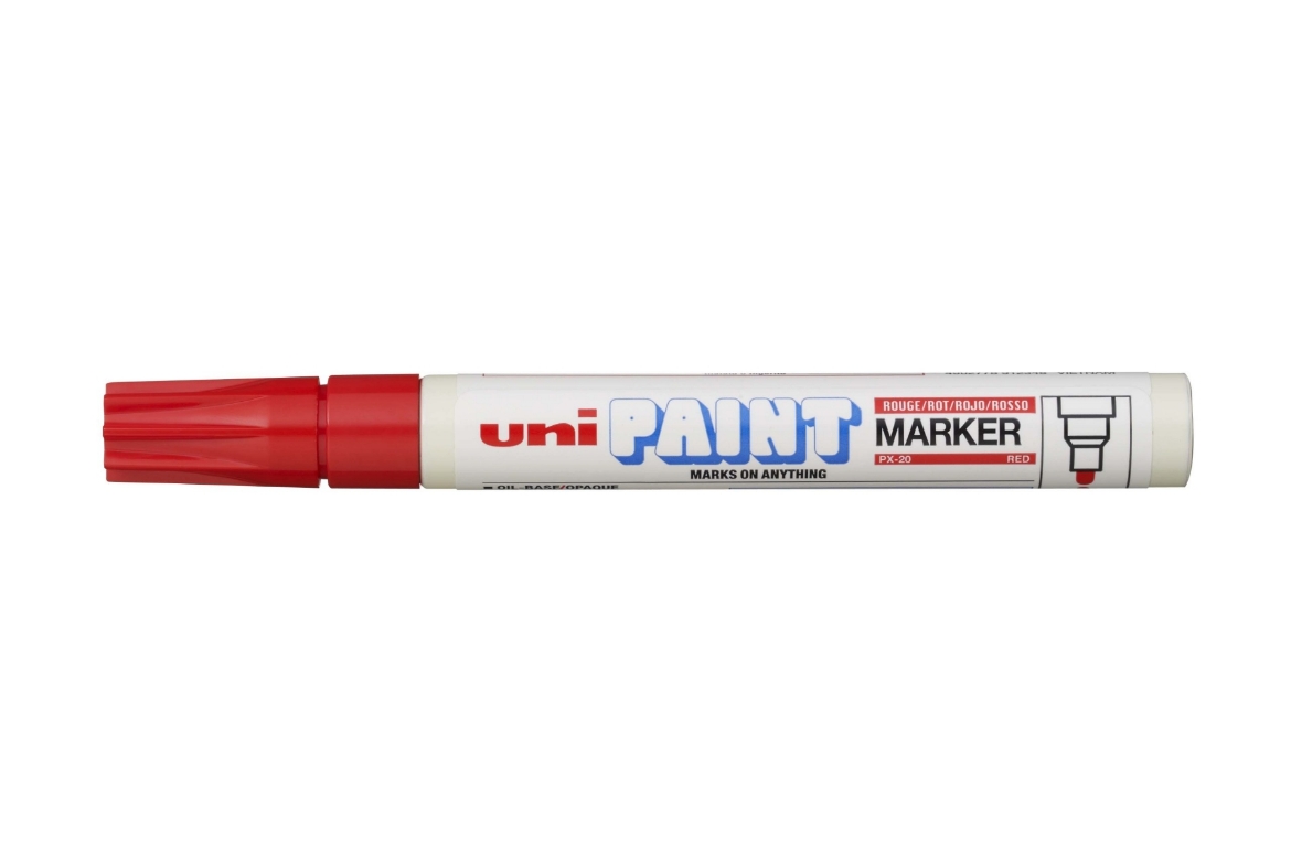 Picture of Uniball PX20R Paint Marker Bullet Point - Red