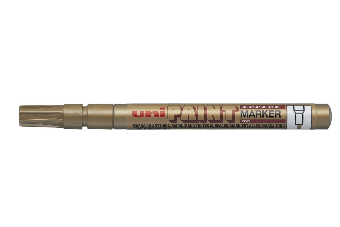 Picture of Uniball PX21GD Paint Marker Fine Bullet Point - Gold