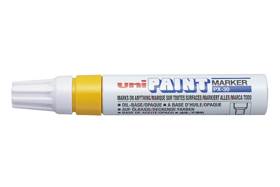 Picture of Uniball PX30BY Paint Marker Chisel Tip - Yellow