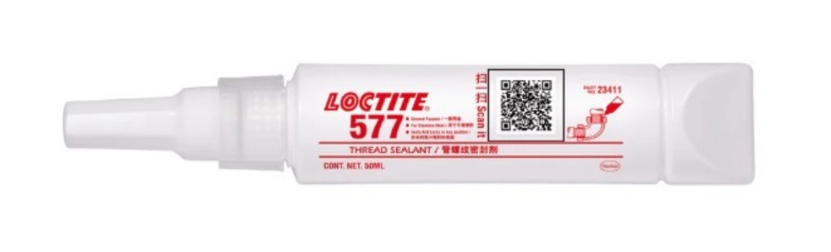 Picture of Loctite 577 Thread Sealant - Low Strength - Hydraulic - Fast Cure - 50ml Bottle