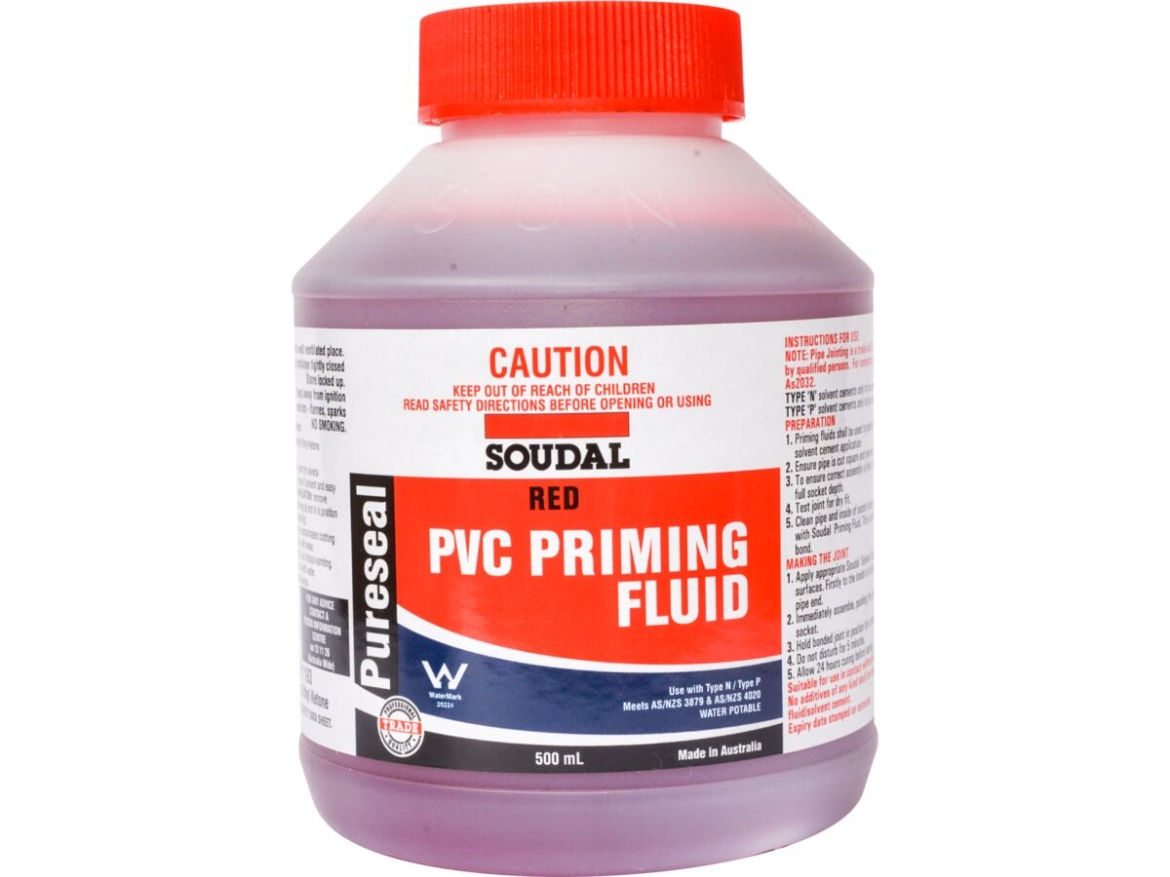 Picture of PVC Priming Fluid, 500ml, Red